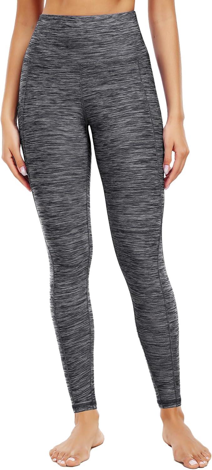 imageNELEUS womens Soft9033 Yoga Pant 3 Pack Black grey blue