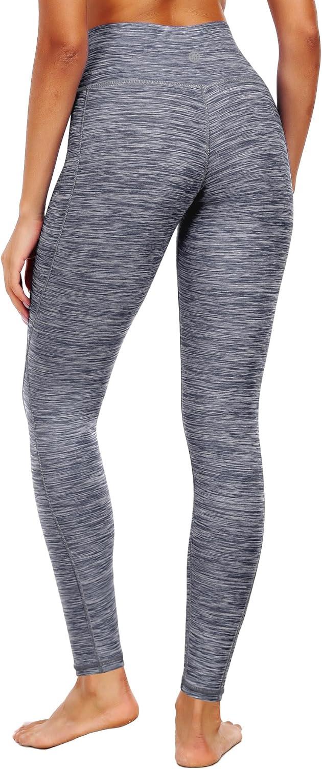 imageNELEUS womens Soft9033 Yoga Pant 3 Pack Black grey navy Blue