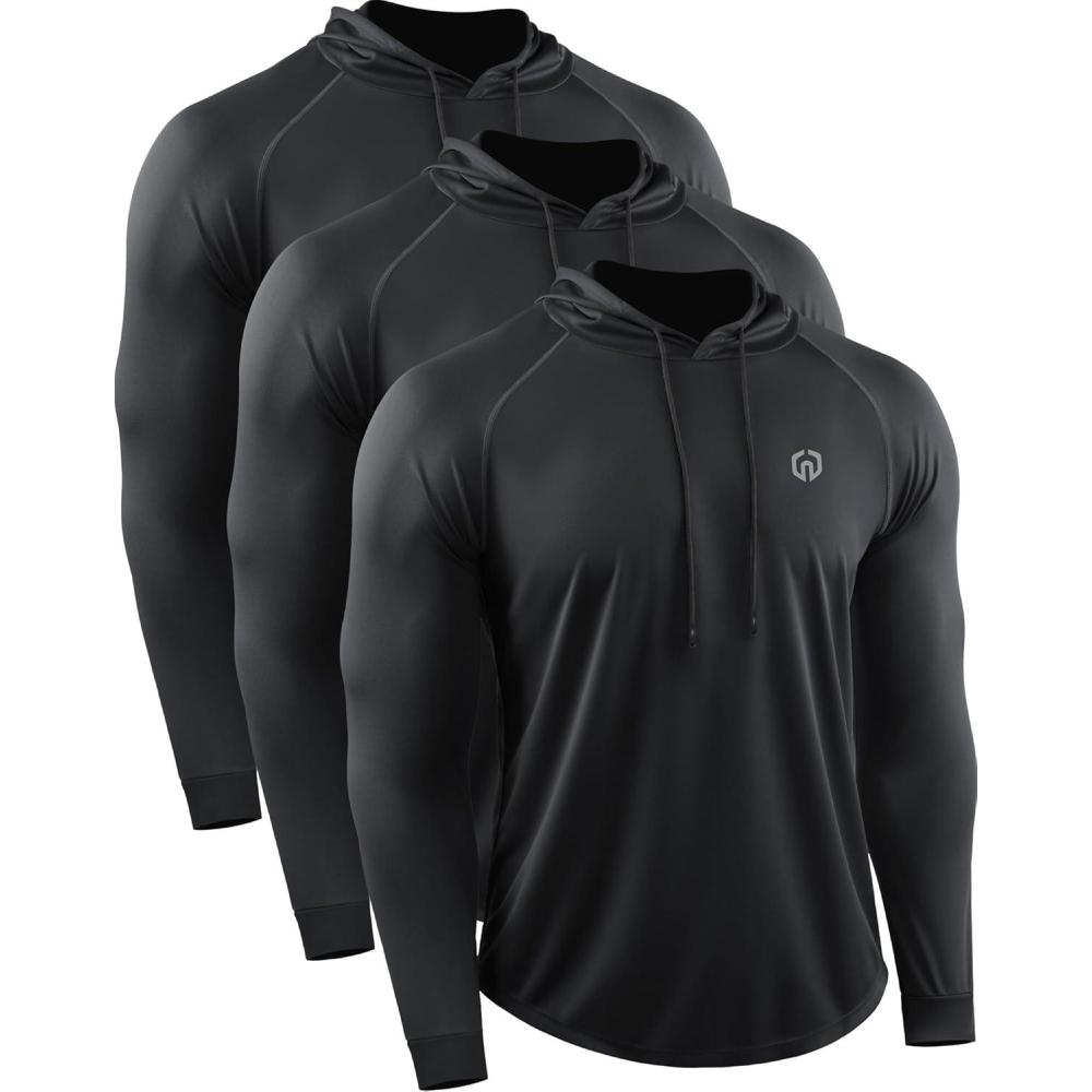 imageNELEUS mens Soft5147 BlackBlackBlack 3 Pack