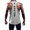 imageNELEUS Mens 3 Pack Dry Fit YBack Muscle Tank Workout Gym Shirt5031 3 Pack Black grey white