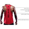 imageNELEUS Mens 3 Pack Dry Fit YBack Muscle Tank Workout Gym Shirt5031 3 Pack Red yellow navy