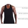 imageNELEUS Mens 3 Pack Dry Fit YBack Muscle Tank Workout Gym Shirt5097 BlackGreyLight Blue 3 Pack
