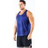 imageNELEUS Mens 3 Pack Dry Fit YBack Muscle Tank Workout Gym Shirt5161 BlackGreyBlue