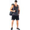 imageNELEUS Mens 3 Pack Dry Fit YBack Muscle Tank Workout Gym Shirt5161 BlackGreyNavy Blue