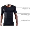 imageNELEUS Mens 3 or 4 Pack Workout Athletic Compression Shirts5011 3 Pack Black