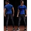 imageNELEUS Mens 3 or 4 Pack Workout Athletic Compression Shirts5022 BlackGreyRed