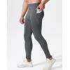 imageNELEUS Mens Compression Baselayer Running Tights Gym Leggings with Pockets6109 BlackGreyGreygreen 3 Pack