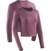 imageNELEUS Womens 3 Pack Compression Workout Athletic ShirtBlackGreyRose Red  Long Sleeve