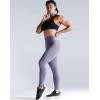 imageNELEUS Womens High Waist Running Workout Leggings for Yoga with Pockets9069 BackLight Purple  2 Pack