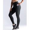 imageNELEUS Womens High Waist Running Workout Leggings for Yoga with Pockets9069 BlackGrey  2 Pack