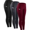 9017 Yoga Pant 3 Pack:black/Grey/Red