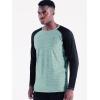 imageNELEUS Mens Running Shirt Long Sleeve Workout Shirts50733 PackDark GreySlate GreyLight GreenXLarge
