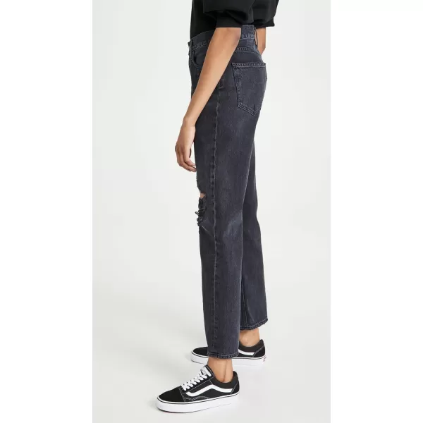 AGOLDE Womens Lana Mid Rise Straight JeansDisorder