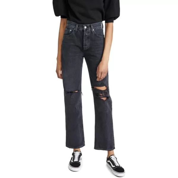 AGOLDE Womens Lana Mid Rise Straight JeansDisorder