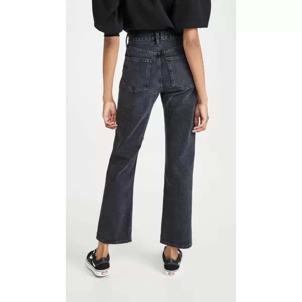 AGOLDE Womens Lana Mid Rise Straight JeansDisorder