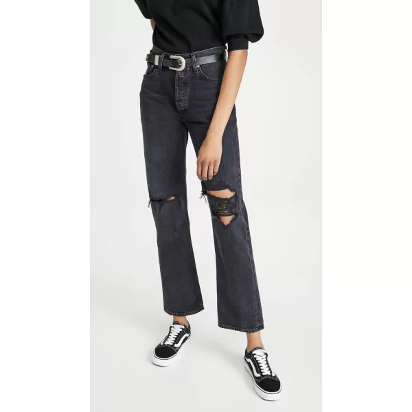 AGOLDE Womens Lana Mid Rise Straight JeansDisorder