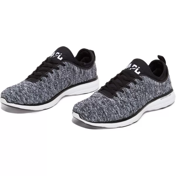 APL Mens Techloom Phantom SneakerBlackWhiteMelange