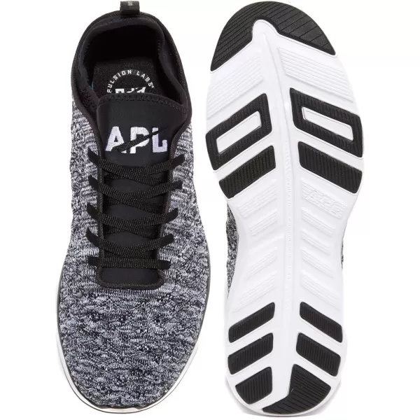 APL Mens Techloom Phantom SneakerBlackWhiteMelange