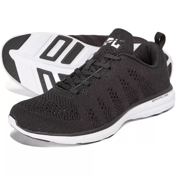 APL Mens Techloom Pro SneakerBlackWhiteBlack