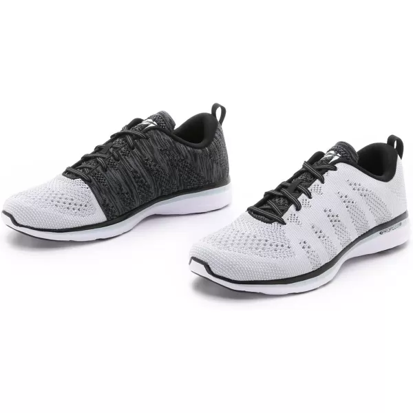 APL Mens Techloom Pro SneakerWhiteBlackCosmic Grey