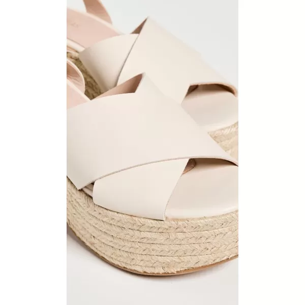 Alohas Womens Lyla Cream Leather EspadrillesCream