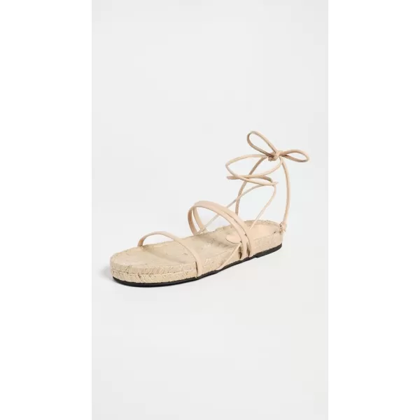 Alohas Womens Rayna Beige Leather SandalsBeige