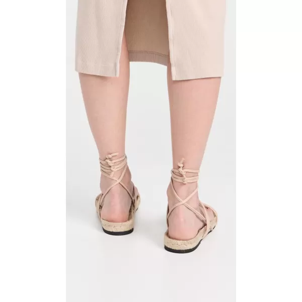 Alohas Womens Rayna Beige Leather SandalsBeige