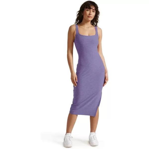 Beyond Yoga Womens Spacedye Icon Midi DressIndigo Heather