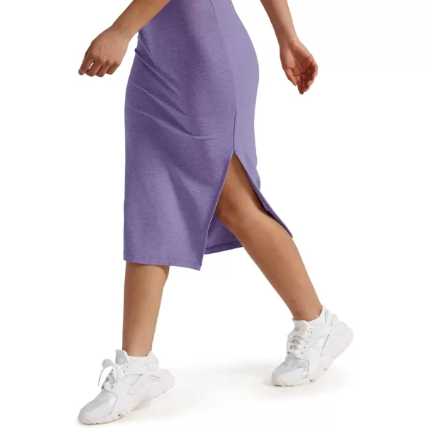 Beyond Yoga Womens Spacedye Icon Midi DressIndigo Heather