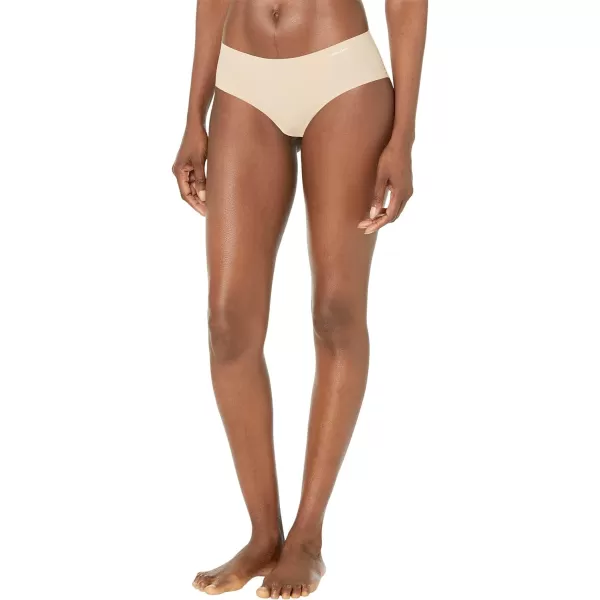 Calvin Klein Womens Invisibles Seamless Hipster Panties MultipackBlackSpeakeasyWhite Light Caramel