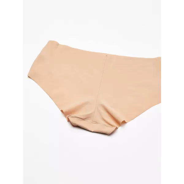 Calvin Klein Womens Invisibles Seamless Hipster Panties MultipackLight Caramel