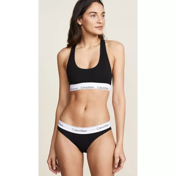 Calvin Klein Womens Modern Cotton Bikini PantyBlack