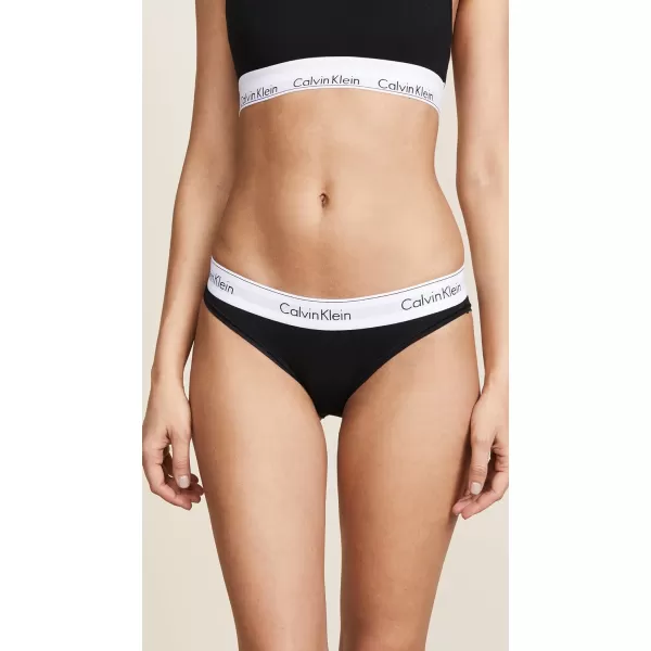 Calvin Klein Womens Modern Cotton Bikini PantyBlack