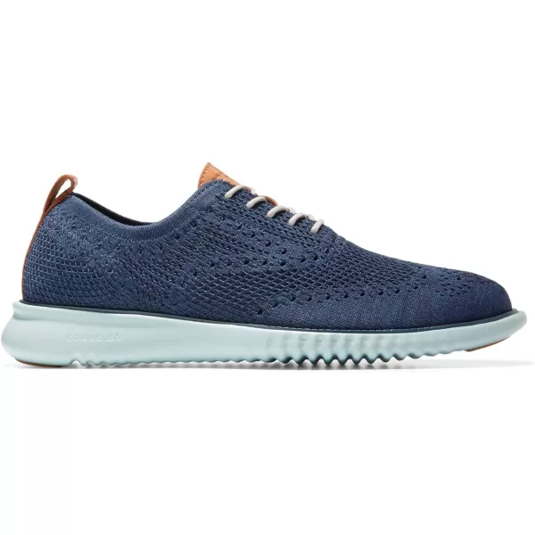 Cole Haan Mens 2Zerogrand Stitchlite OxfordBlue Wing TealCloud Blue