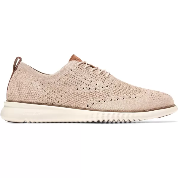 Cole Haan Mens 2Zerogrand Stitchlite OxfordSand DollarIvory