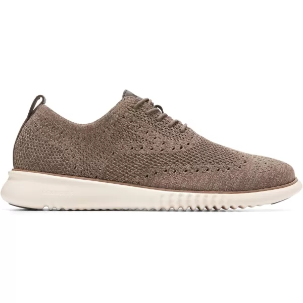 Cole Haan Mens 2Zerogrand Stitchlite OxfordTruffleIvory