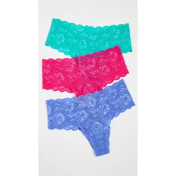 Cosabella Womens Never Say Never Comfie Thong 3 PackMulti