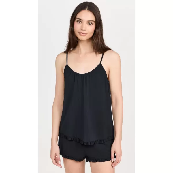 Eberjey Womens Gisele Tencel Modal Cami  Short PJ SetBlack