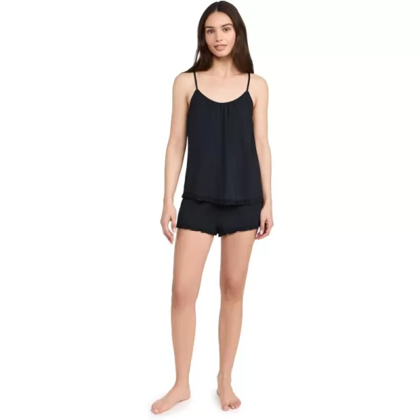 Eberjey Womens Gisele Tencel Modal Cami  Short PJ SetBlack