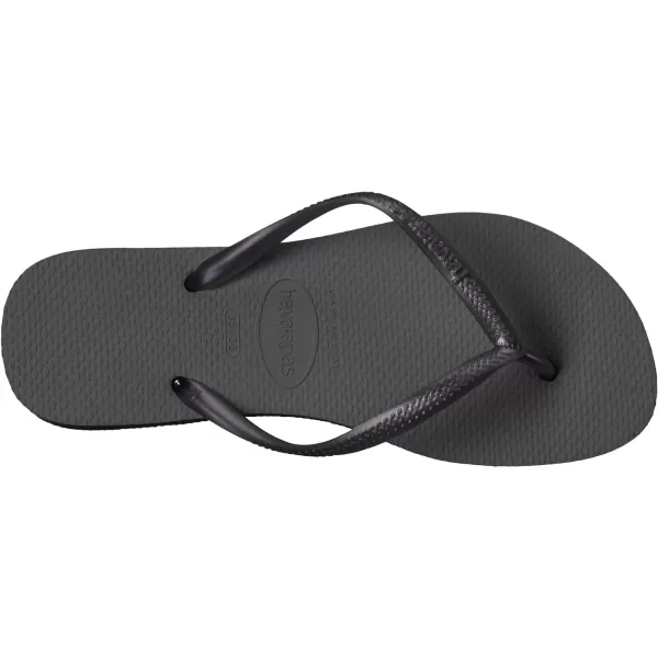 Havaianas Womens Slim Flip Flop SandalsBlack