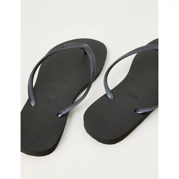 Havaianas Womens Slim Flip Flop SandalsBlack