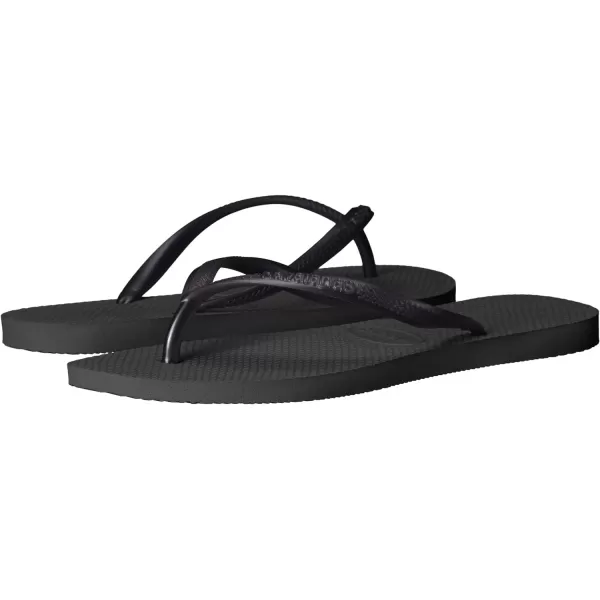 Havaianas Womens Slim Flip Flop SandalsBlack