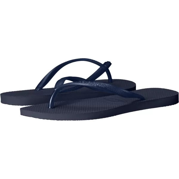 Havaianas Womens Slim Flip Flop SandalsBluenavy Blue 0555