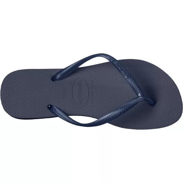 Havaianas Womens Slim Flip Flop SandalsBluenavy Blue 0555