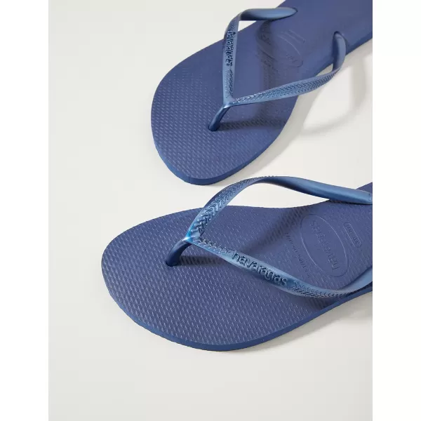 Havaianas Womens Slim Flip Flop SandalsNavy Blue