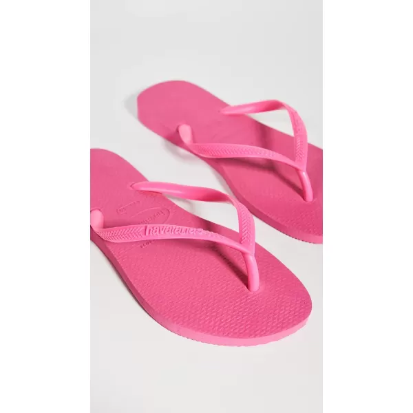 Havaianas Womens Slim Flip Flop SandalsPink Flux