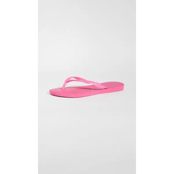 Havaianas Womens Slim Flip Flop SandalsPink Flux