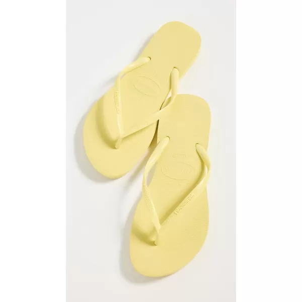 Havaianas Womens Slim Flip Flop SandalsPixel Yellow