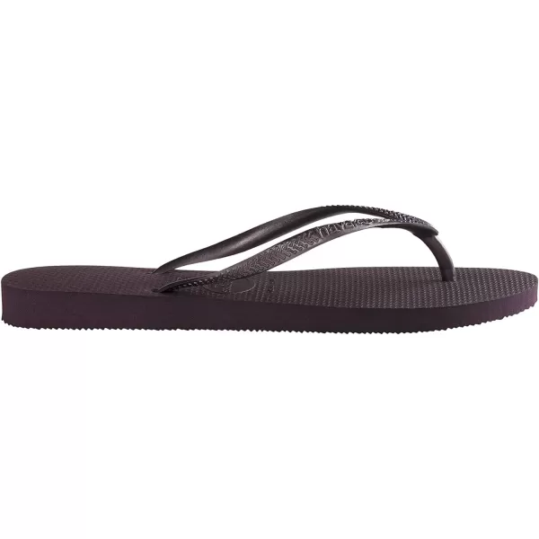 Havaianas Womens Slim Flip Flop SandalsPurpleaubergine