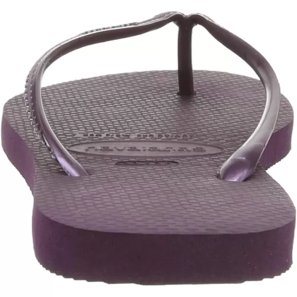 Havaianas Womens Slim Flip Flop SandalsPurpleaubergine